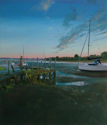 Original Boat Paintings by Ted Toms