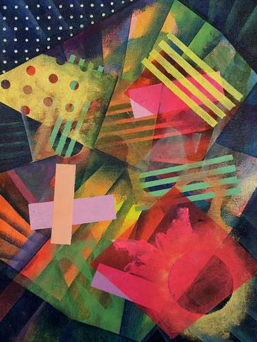 Original Abstract Paintings by Brian Riley