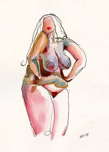 Original Conceptual Nude Paintings by Dmytro Gurnicki