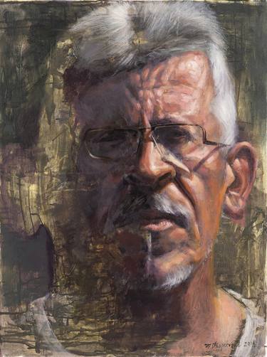 Original Portraiture Portrait Paintings by Goce Trajkovski