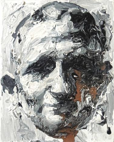Original Abstract Portrait Paintings by Goce Trajkovski