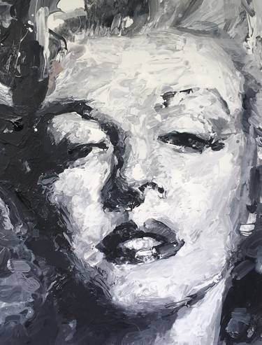 Original Abstract Expressionism Portrait Paintings by Goce Trajkovski