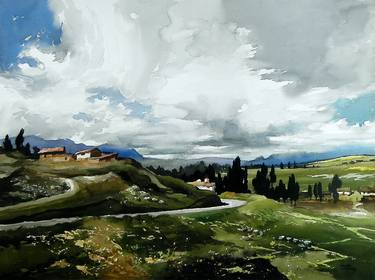 Original Landscape Paintings by Oscar Cuadros