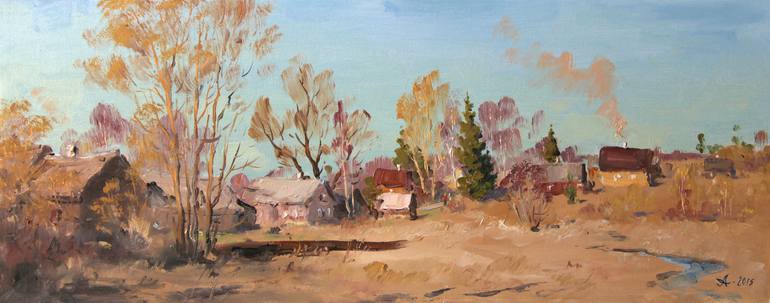 Russian winter. Great Ustug Painting by Alexander