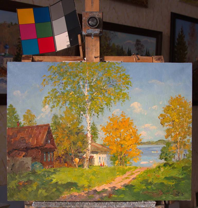 Original Realism Landscape Painting by Alexander Alexandrovsky