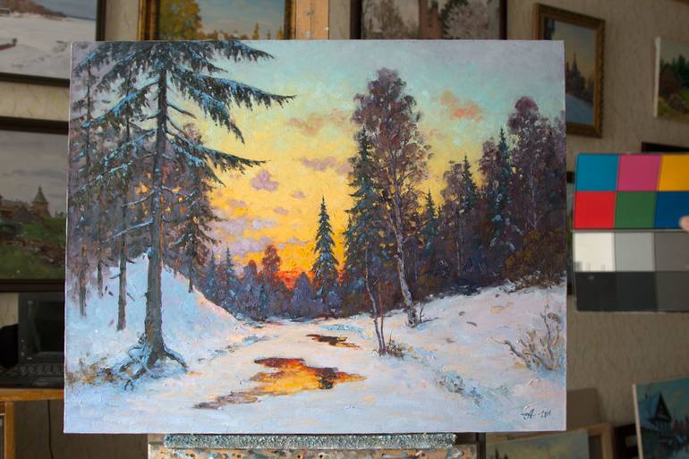 Original Realism Landscape Painting by Alexander Alexandrovsky