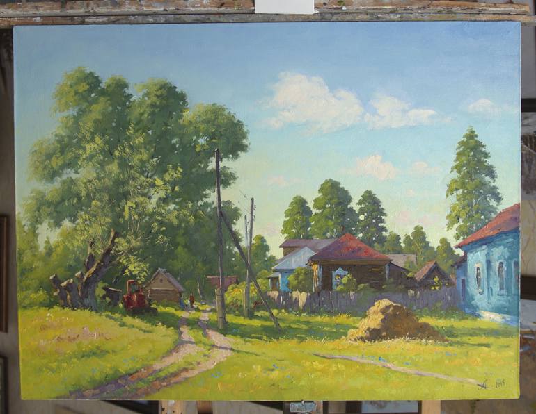 Original Realism Landscape Painting by Alexander Alexandrovsky