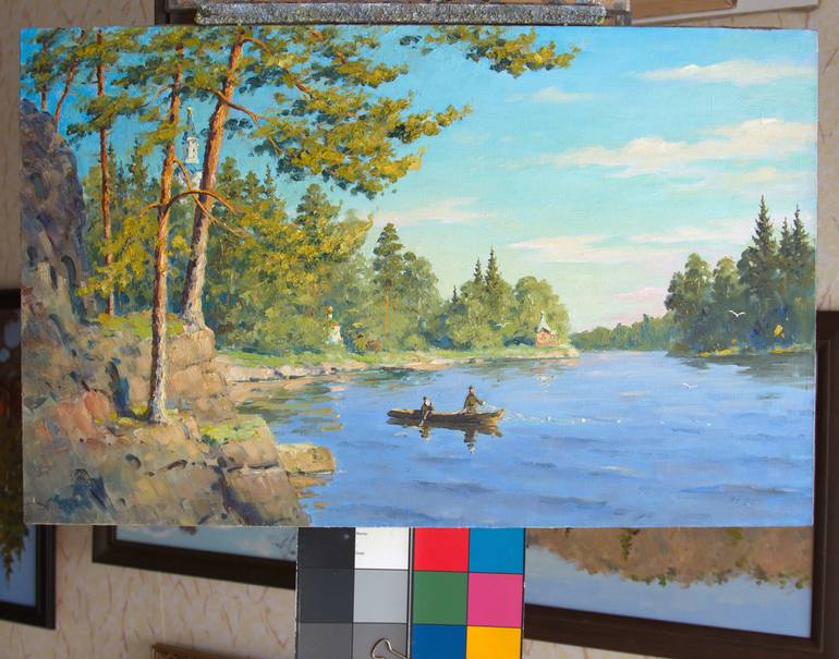 Original Realism Landscape Painting by Alexander Alexandrovsky