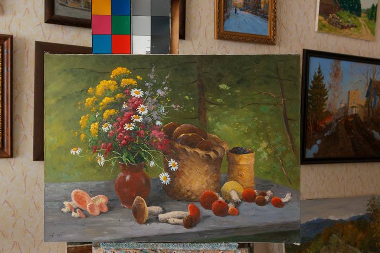 Original Realism Still Life Painting by Alexander Alexandrovsky