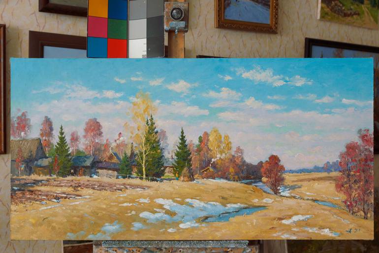 Original Realism Landscape Painting by Alexander Alexandrovsky