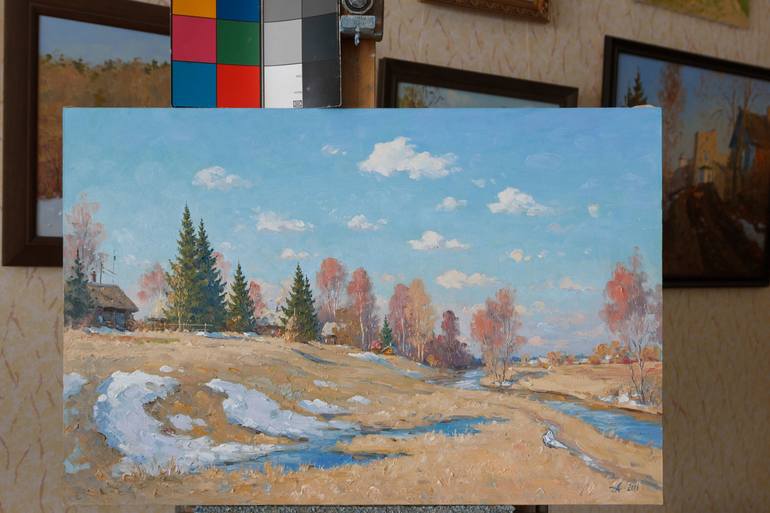 Original Realism Landscape Painting by Alexander Alexandrovsky