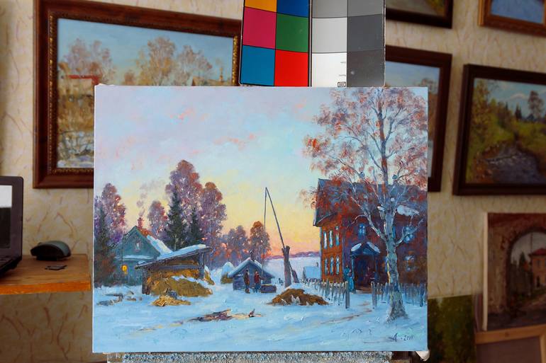 Original Realism Landscape Painting by Alexander Alexandrovsky