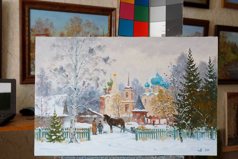 Original Realism Landscape Painting by Alexander Alexandrovsky