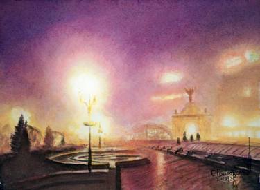 Print of Realism Cities Paintings by Sergii Grygoriev