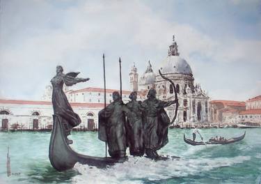 Print of Surrealism Travel Paintings by Sergii Grygoriev