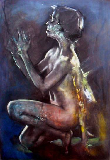 Original Figurative Women Paintings by Anthony Barrow