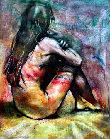 Original Figurative Nude Paintings by Anthony Barrow