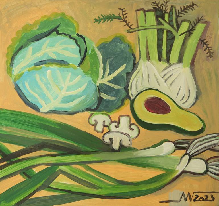 Print of Figurative Food Paintings by Marina Gorkaeva