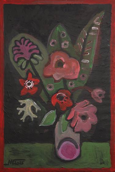 Original Figurative Floral Painting by Marina Gorkaeva