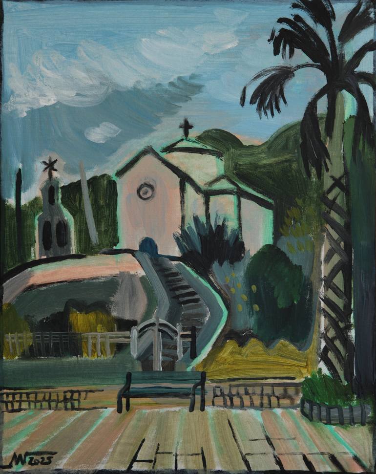 Original Landscape Painting by Marina Gorkaeva  Figurative Art on Canvas  Muo