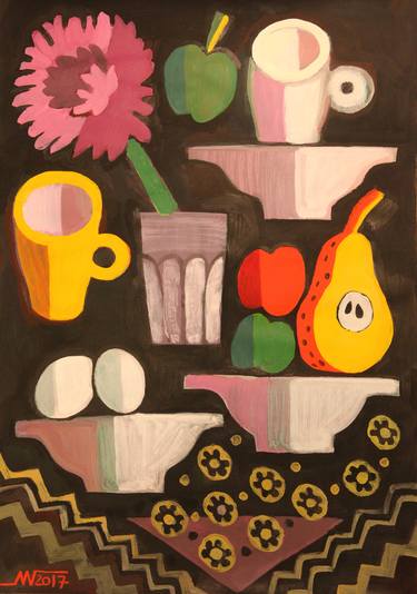 Print of Still Life Paintings by Marina Gorkaeva