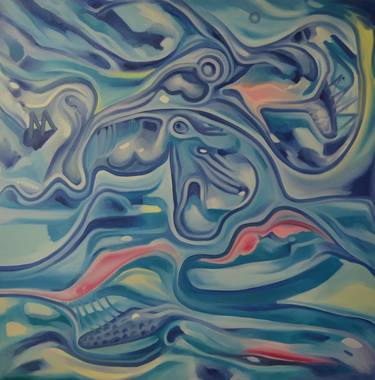 Print of Surrealism Abstract Paintings by Ali Alievi