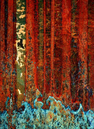 Original Fine Art Landscape Mixed Media by Luann Ostergaard