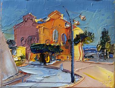 Print of Impressionism Cities Paintings by Orkhan Mammadov