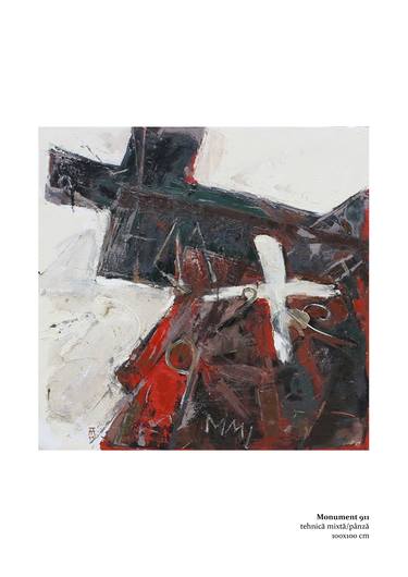 Original Abstract Painting by Teodor Ioan