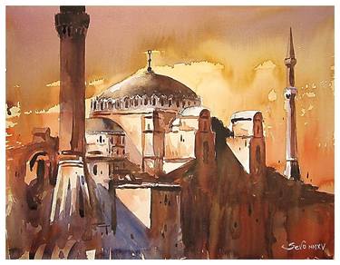 Print of Realism Architecture Paintings by Dejan Sevo