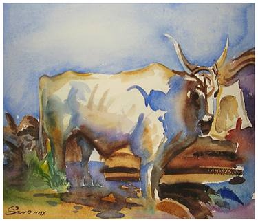 Print of Impressionism Animal Paintings by Dejan Sevo
