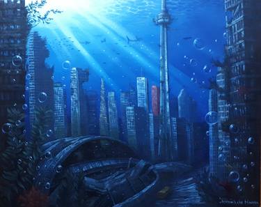 Original Fine Art Architecture Paintings by Tobias De Haan