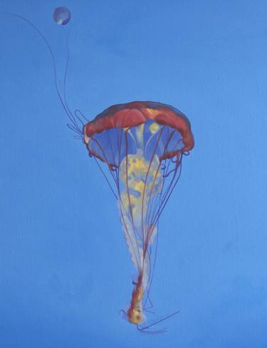 Saatchi Art Artist Scott Sjobakken; Paintings, “Sea Nettle ” #art