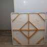 The back of the painting shows the high quality construction and the Sintra backing. This painting will not warp and is very durable.