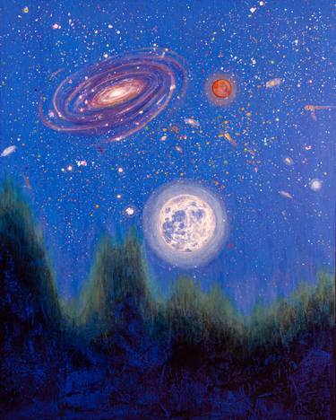 Original Outer Space Paintings by Jo Mattison