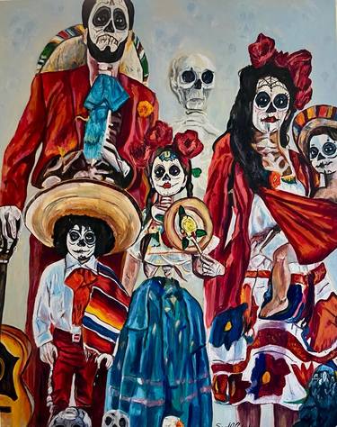 Print of Expressionism Family Paintings by Sandi Ludescher