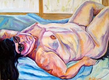 Original Figurative Nude Paintings by Sandi Ludescher