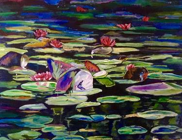 Original Impressionism Floral Paintings by Sandi Ludescher