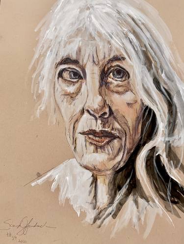 Print of Portrait Drawings by Sandi Ludescher