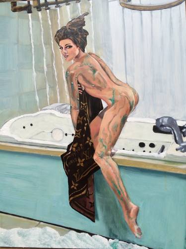 Original Figurative Fashion Paintings by Chelsea Owens