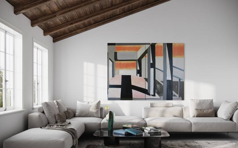 Original Modern Architecture Painting by Chelsea Owens