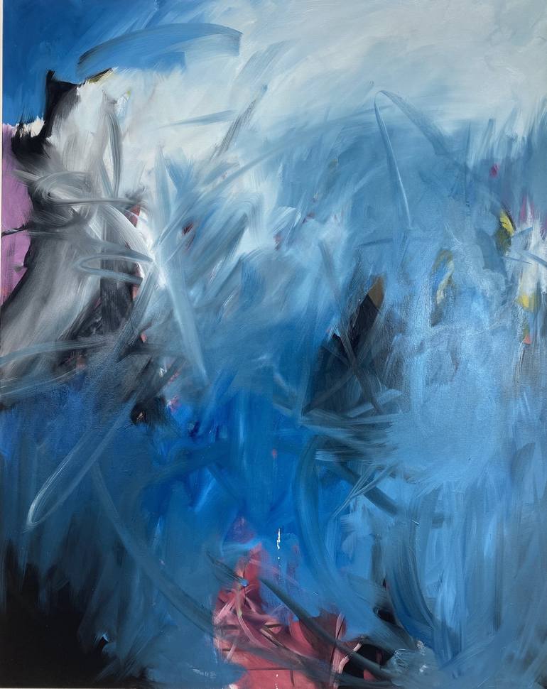 Heatwave Blues Painting by Chelsea Owens | Saatchi Art