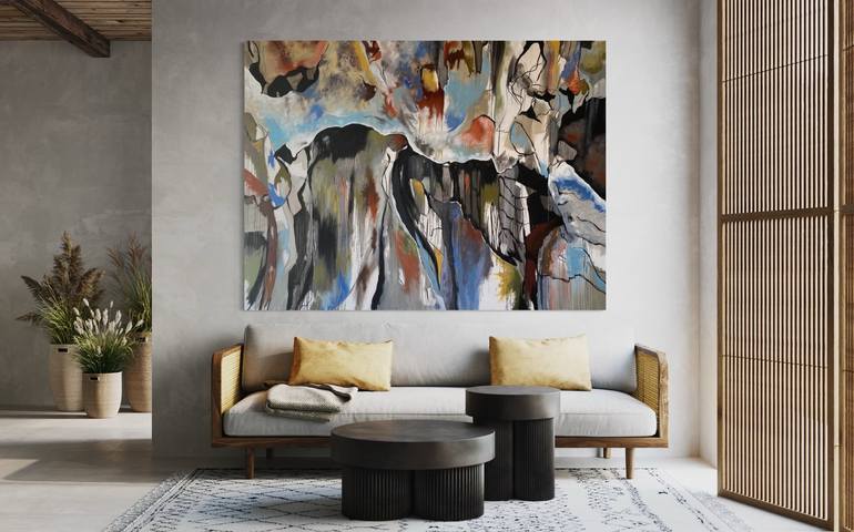 Original Abstract Expressionism Abstract Painting by Chelsea Owens
