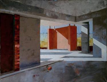 Print of Architecture Paintings by Michael Chomse