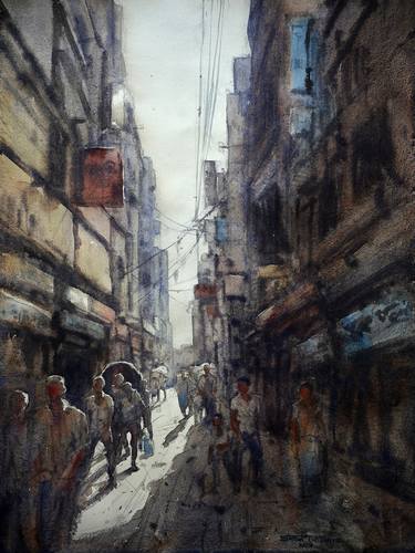 Original Fine Art Architecture Paintings by Sultan ishtiaque