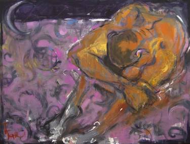 Original Expressionism Nude Paintings by Tetiana Tarasenko