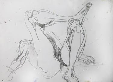 Original Expressionism Body Drawings by Tetiana Tarasenko