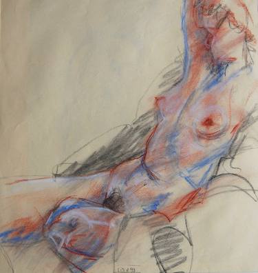 Original Fine Art Nude Drawings by Wolfram Diehl