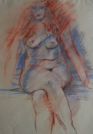 Original Fine Art Nude Drawings by Wolfram Diehl