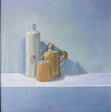 Original Fine Art Still Life Paintings by Wolfram Diehl